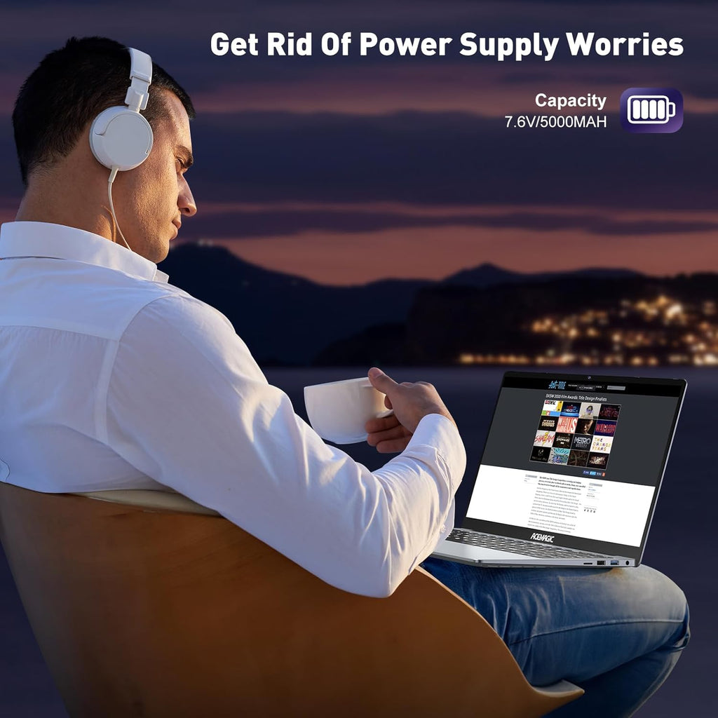 ACEMAGIC Laptop, 15.6" Business Student Laptop Computer, Intel Quad-Core Processor Windows 11 Laptop